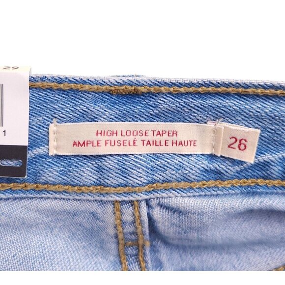 Levi's High Loose Taper Jeans Size 26 Way Out Tencel NWT $118 - Picture 12 of 16
